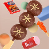 28PCS Pretend BBQ Grill Cooking Food Toy Set for Role Play