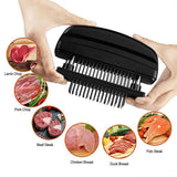 Kitchen Utensils: 48-Blade Stainless Steel Meat Tenderizer Tool for Steak Pork Chicken Lamb