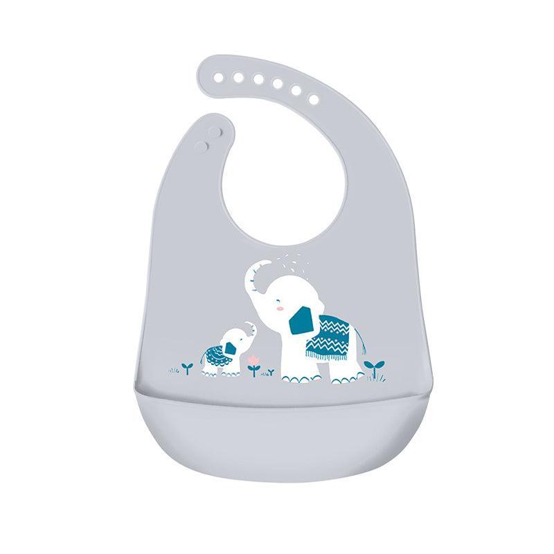Baby Health & Grooming Kits: Silicone Waterproof Feeding Bib Apron with Pouch Easy to Clean Smock for Mealtime Use - Sheep