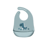 Baby Health & Grooming Kits: Silicone Waterproof Feeding Bib Apron with Pouch Easy to Clean Smock for Mealtime Use - Sheep
