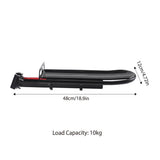 Bicycle Parts: Mountain Bike Rear Rack Flat Suspension Rack Accessories Luggage Carrier Shelf