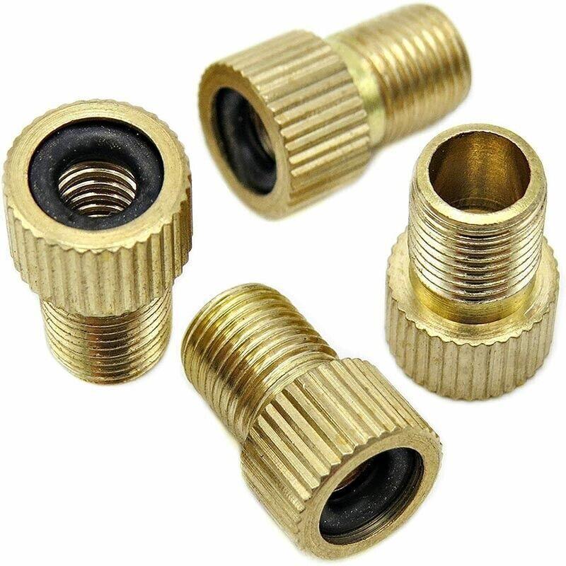 Bicycle Parts: Bicycle Pump Adapters Converter Presta To Schrader Bike Valve Tyre Connector Au - 5PCS