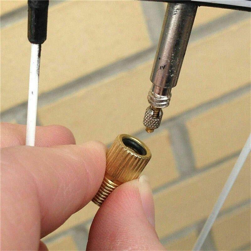 Bicycle Parts: Bicycle Pump Adapters Converter Presta To Schrader Bike Valve Tyre Connector Au - 5PCS