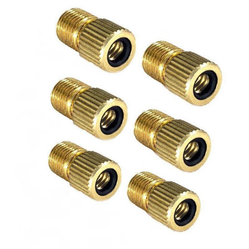 Bicycle Parts: Bicycle Pump Adapters Converter Presta To Schrader Bike Valve Tyre Connector Au - 5PCS