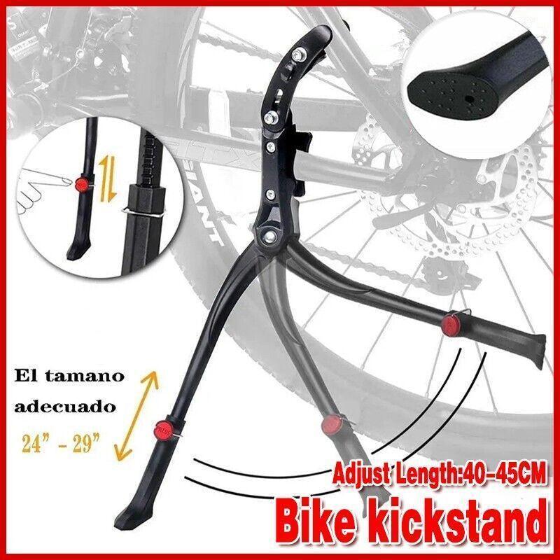 Bicycle Parts: Strong Bike Bicycle Adjustable Side Kickstand Foot Kick Stand Parking Kick Stand
