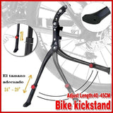 Bicycle Parts: Strong Bike Bicycle Adjustable Side Kickstand Foot Kick Stand Parking Kick Stand
