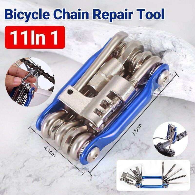 Bicycle Parts: Bicycle Chain Multi-Function Bike Portable Breaker Tool Repair Kit Extractor