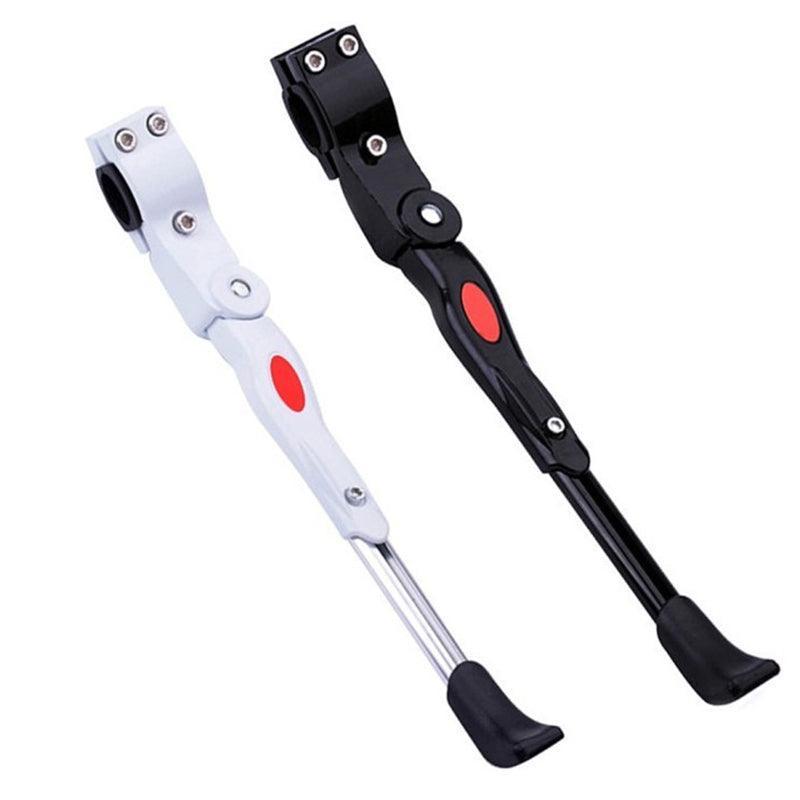 Bicycle Parts: Rear Adjustable Kickstand for Mountain Bicycle Road Bike Parking Support Leg - White