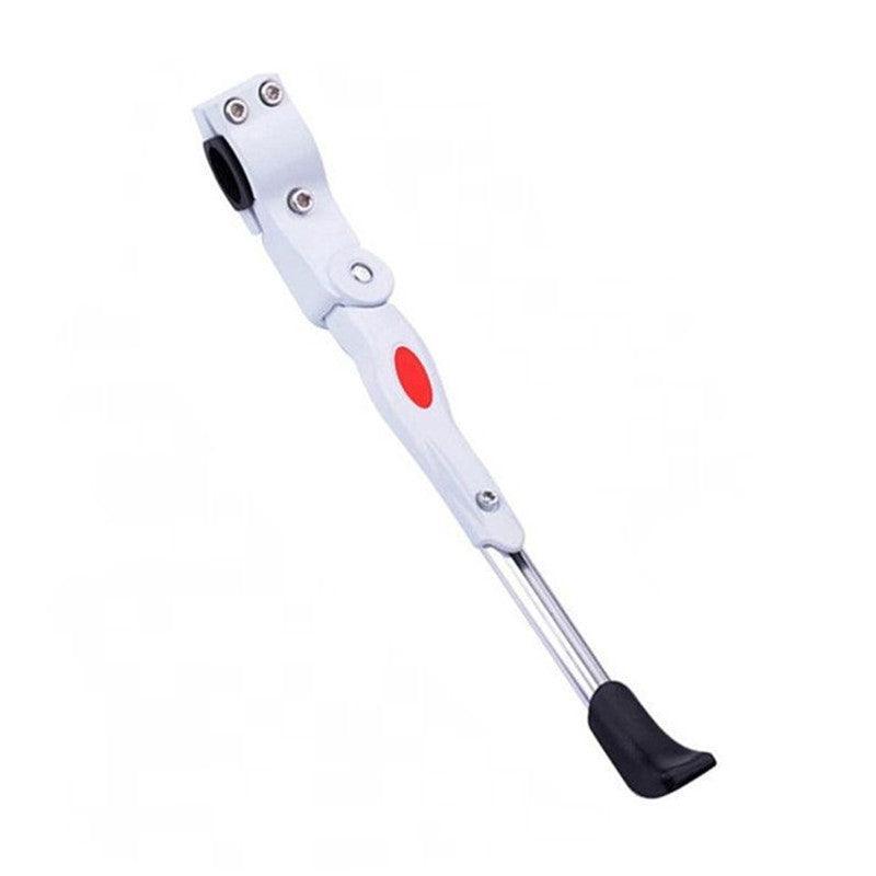 Bicycle Parts: Rear Adjustable Kickstand for Mountain Bicycle Road Bike Parking Support Leg - White