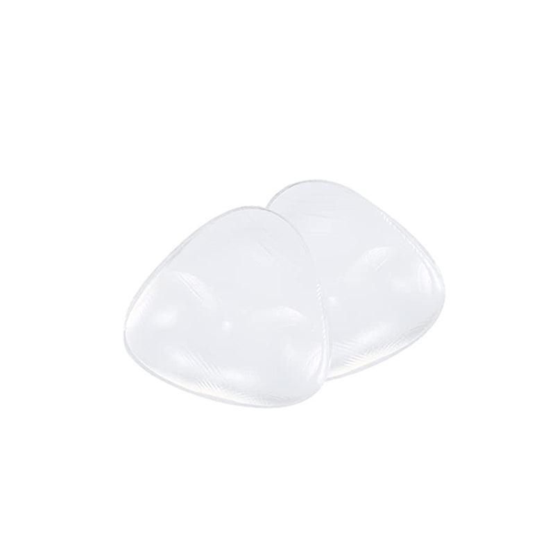 Nursing & Feeding: Triangle Push-Up Silicone Bra Inserts Breasts Pad Bikini Bra Cleavage Enhancers - Transparent-Big