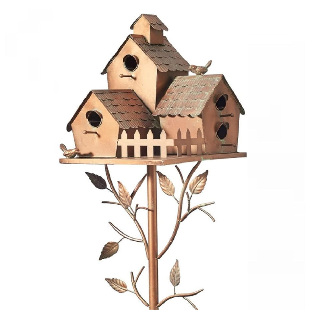 Bird Cages & Stands: Birdhouse Garden Stakes Outdoor Yard Ornaments for Lawn and Garden Decoration - A