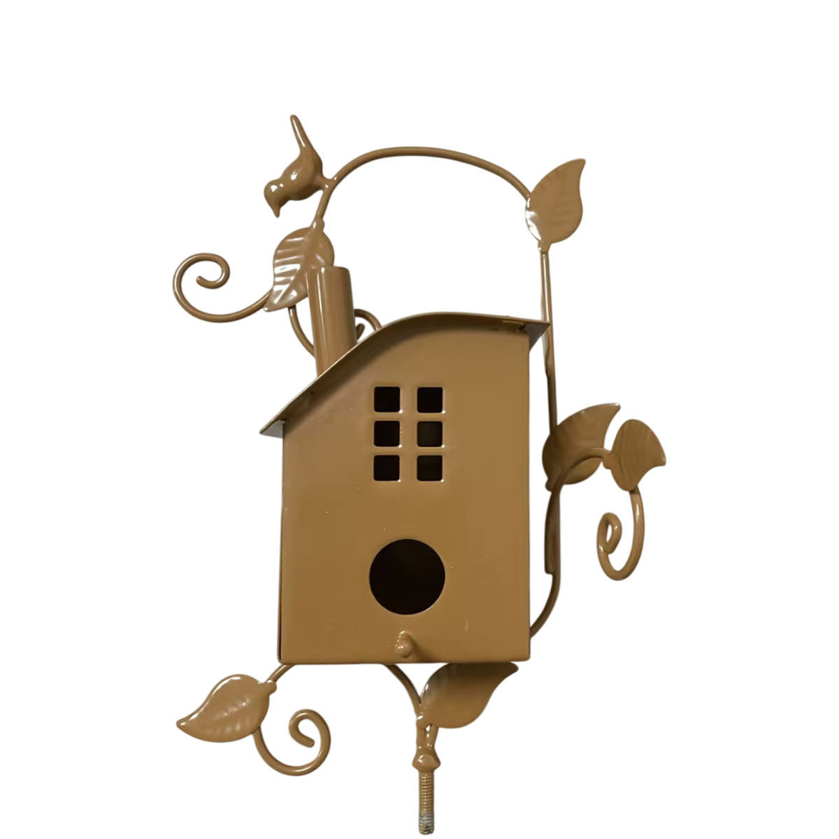Bird Cages & Stands: Birdhouse Garden Stakes Outdoor Yard Ornaments for Lawn and Garden Decoration - D