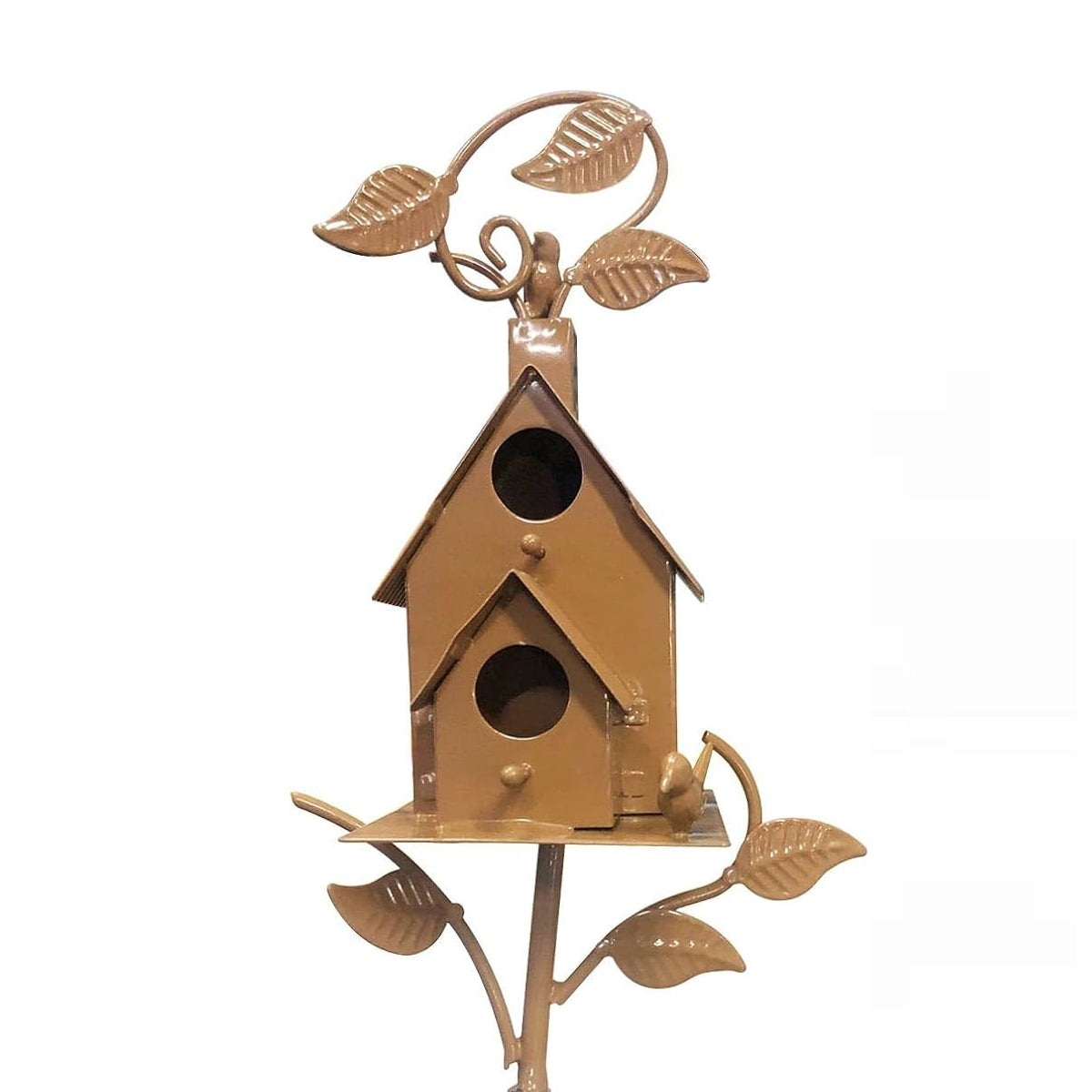 Bird Cages & Stands: Birdhouse Garden Stakes Outdoor Yard Ornaments for Lawn and Garden Decoration - D