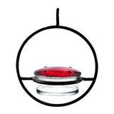 Bird Cages & Stands: Metal Hummingbird Feeder Simple Design Durable Outdoor Garden Bird Water Feeder