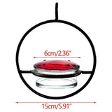 Bird Cages & Stands: Metal Hummingbird Feeder Simple Design Durable Outdoor Garden Bird Water Feeder