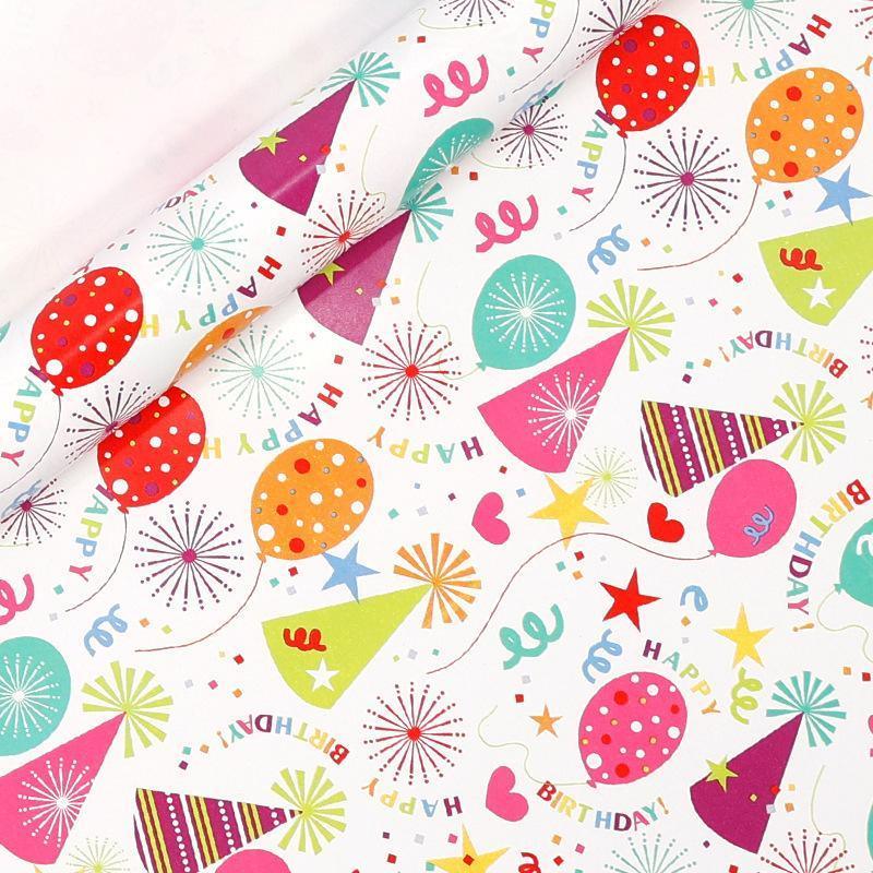 Gift Bags: 3 Pack Colorful Celebration with Premium Present Wrapping Paper - CSQQ