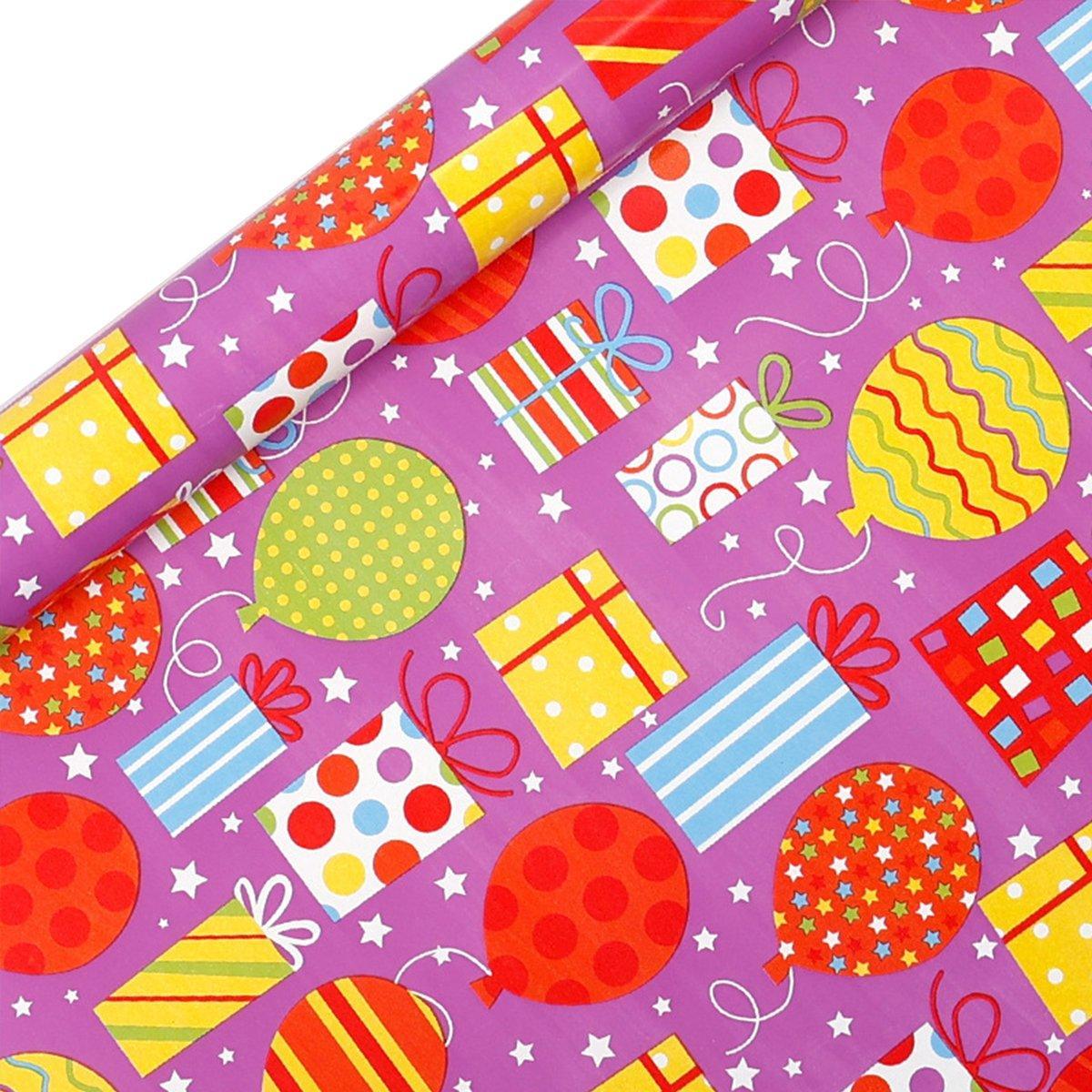 Gift Bags: 3 Pack Colorful Celebration with Premium Present Wrapping Paper - CSQQ