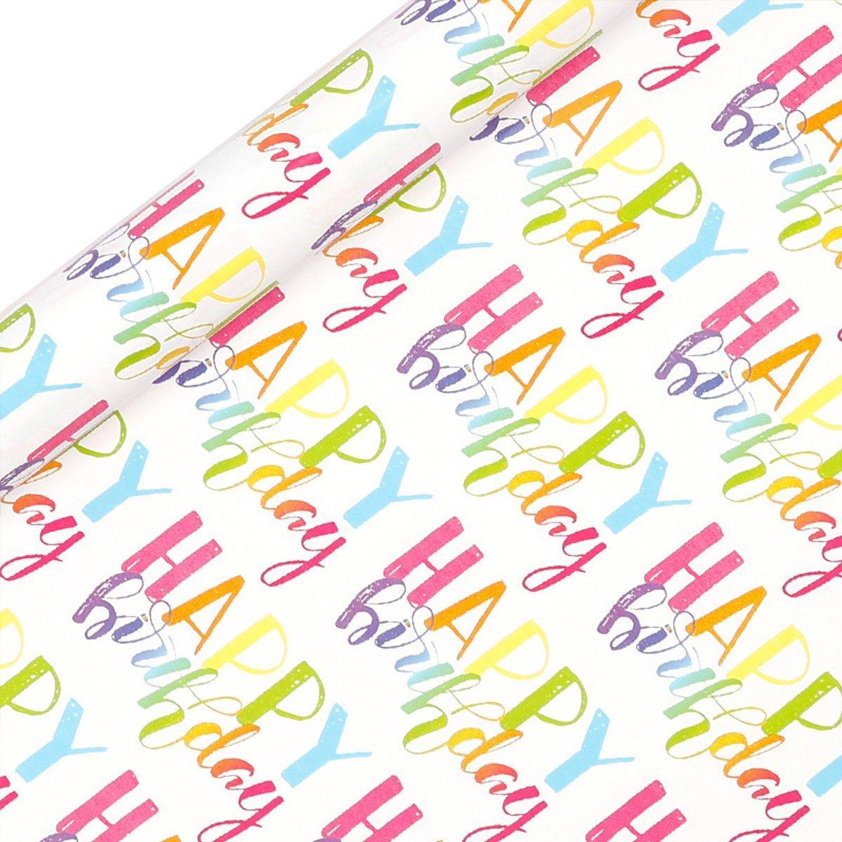 Gift Bags: 3 Pack Colorful Celebration with Premium Present Wrapping Paper - QQLW