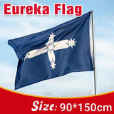 Outdoor Decorations & Lights: Eureka Stockade Flag 90x150cm Southern Cross Australian Polyester Banner