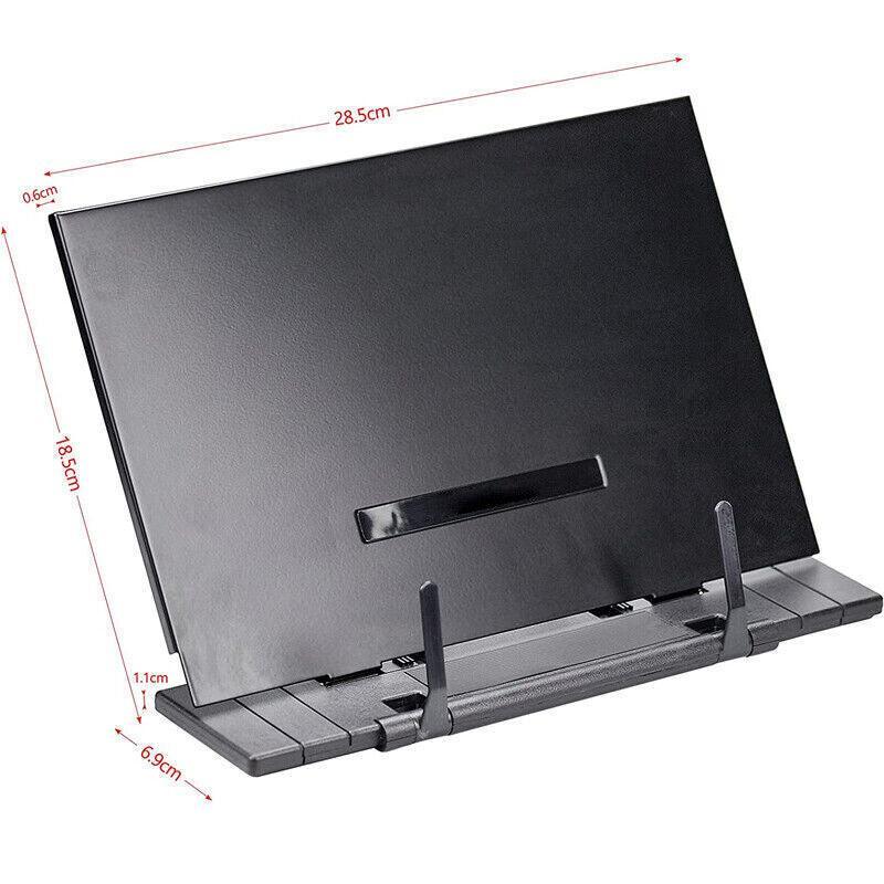 Bookcases & Shelves: Portable Steel Book Stand Reading Desk Holder Tilt Adjustment Holder Bookstand