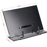 Bookcases & Shelves: Portable Steel Book Stand Reading Desk Holder Tilt Adjustment Holder Bookstand