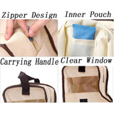 Shoe Storage: 4PCS Beige Travel Shoe Bag Home Boot Storage Visual Dustproof Long Short Covers