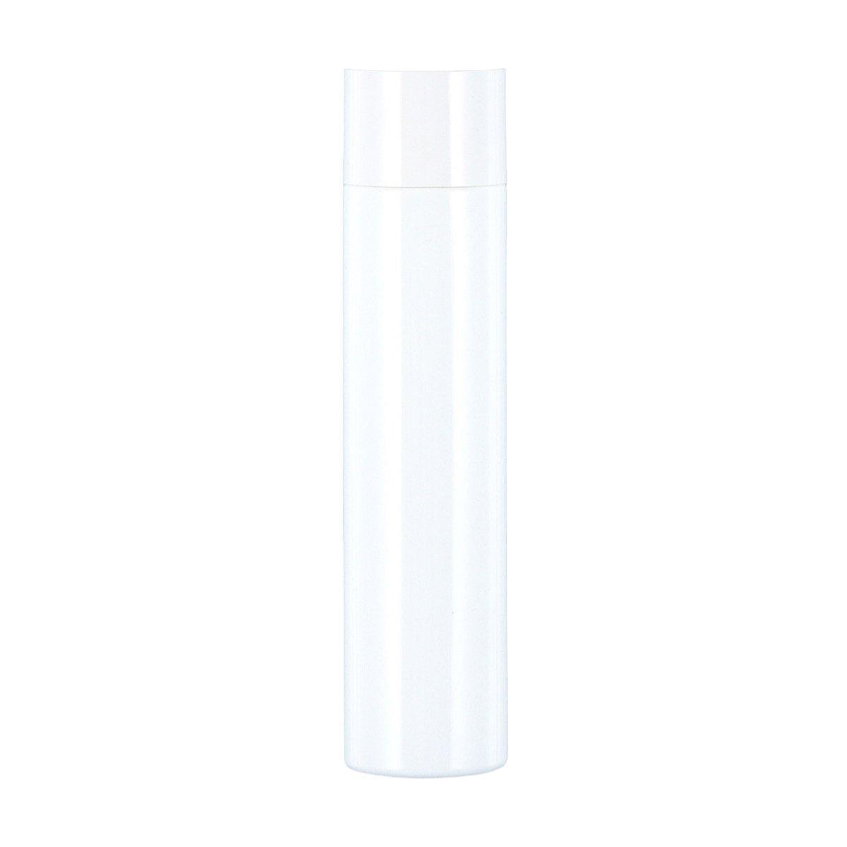 50/100/150ml Plastic Toner Lotion Bottles Refillable Travel Cosmetic Containers - White Lid + Transparent Bottle - 100ml