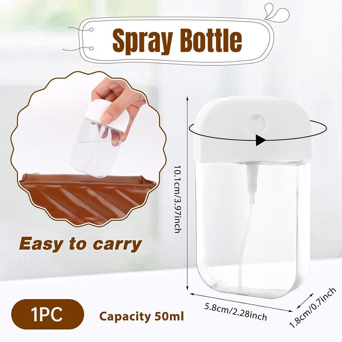 Cosmetics: 1pc Portable Card Spray Bottle Refillable Travel Watering Can for Skincare