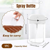 1pc Portable Card Spray Bottle Refillable Travel Watering Can for Skincare