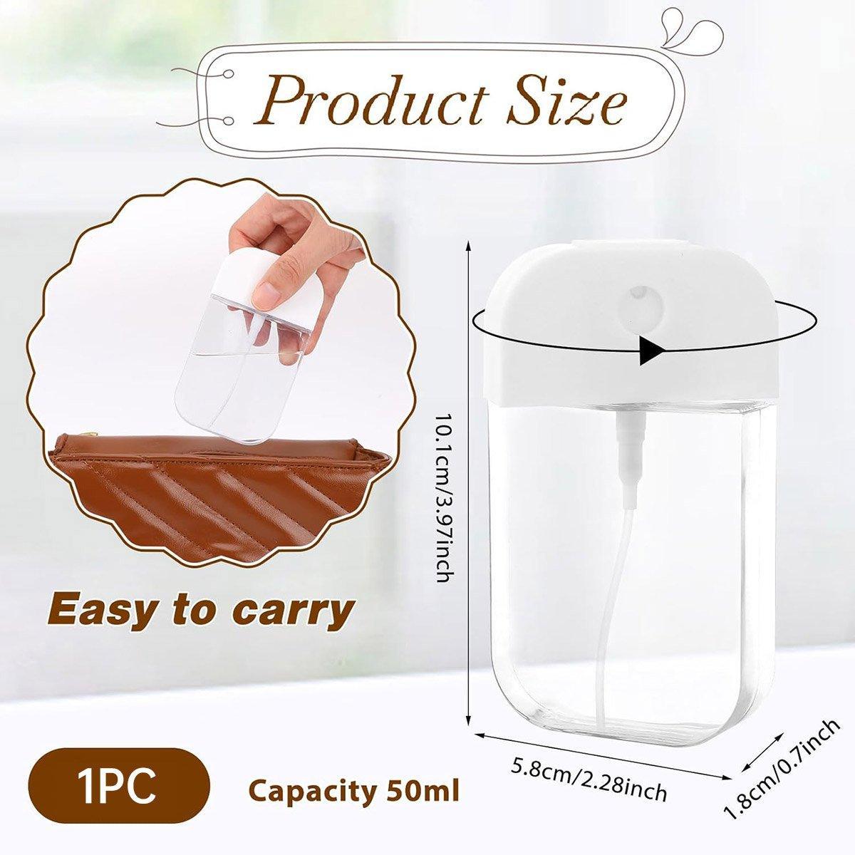 Cosmetics: 1pc Portable Card Spray Bottle Refillable Travel Watering Can for Skincare