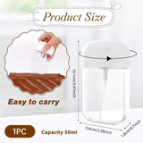 1pc Portable Card Spray Bottle Refillable Travel Watering Can for Skincare