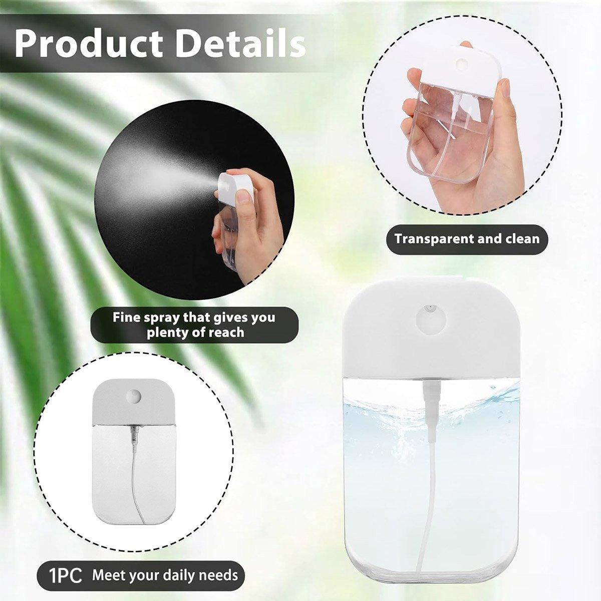 Cosmetics: 1pc Portable Card Spray Bottle Refillable Travel Watering Can for Skincare
