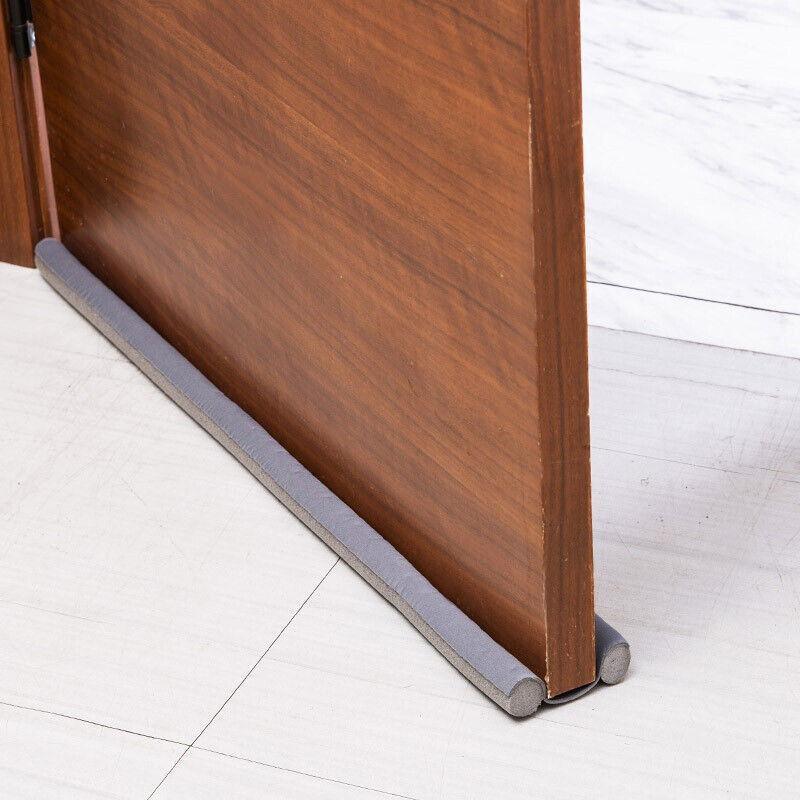 Door Hardware: Door Bottom Seal Draft Stopper Guard Threshold Sealing Strip Wind Dust Protector - White