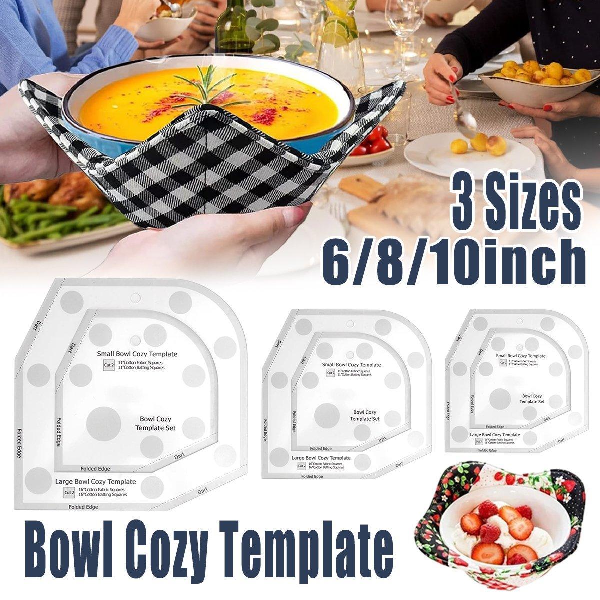 Cutlery: Quilting Ruler Bowl Mat Table Placemat Cozy Acrylic Durable Patchwork Craft Tool
