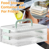 Food Storage: Multi Layer Dumpling Storage Box Refrigerator Freezer Organizer for Wonton