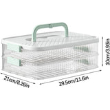 Food Storage: Multi Layer Dumpling Storage Box Refrigerator Freezer Organizer for Wonton