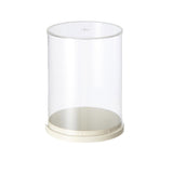 2pcs Clear Acrylic Display Case Transparent Box for Collectibles Dolls Figures - M