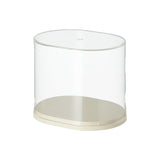 2pcs Clear Acrylic Display Case Transparent Box for Collectibles Dolls Figures - S