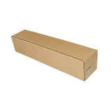Postage Satchels & Boxes: 50pcs Long Strip Carton Flat Square Durable Shipping Boxes for Packaging Storage - 6.5cm x 6.5cm x 28cm