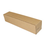 Postage Satchels & Boxes: 50pcs Long Strip Carton Flat Square Durable Shipping Boxes for Packaging Storage - 6.5cm x 6.5cm x 28cm