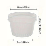 Food Storage: 5pcs Plastic Storage Containers with Lids Refrigerator Organizer Box for Kitchen