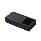 Jewellery Making Kits: 25X Black Kraft Paper Drawer Jewelry Package Necklace Bracelet Gift Package box - 12*12*5-25pcs