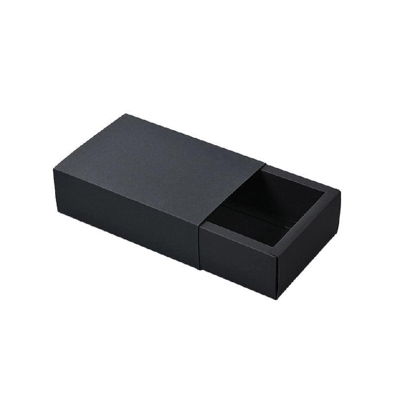 25X Black Kraft Paper Drawer Jewelry Package Necklace Bracelet Gift Package box - 12*12*5-25pcs