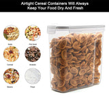 2.5L Kitchen Organizer Transparent Grocery Storage Jar for Food and Pantry Use