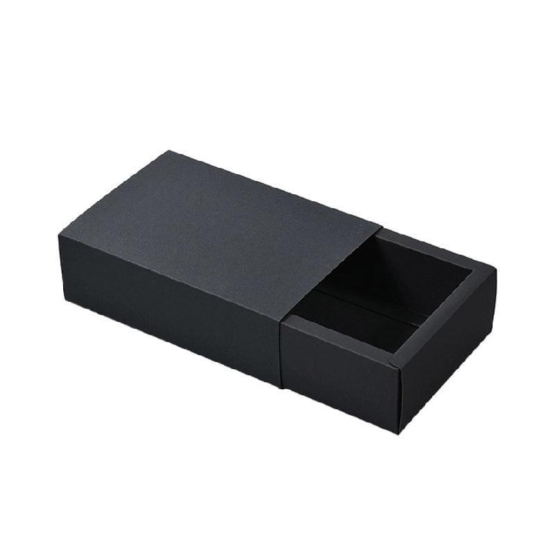 Jewellery Making Kits: 25X Black Kraft Paper Drawer Jewelry Package Necklace Bracelet Gift Package box - 28.5*10*6-25pcs