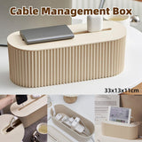 Cable Management: Large Cable Wire Cord Storage Box Case Management Socket Tidy Organizer
