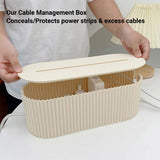 Cable Management: Large Cable Wire Cord Storage Box Case Management Socket Tidy Organizer