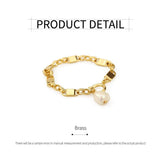 Wellness Accessories: Simple Chunky Chain Bracelet Elegant Trendy Fashion Jewelry for Women Gifts