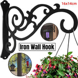Pots, Planters & Accessories: Hanging Plant Holder Iron Hooks Outdoor Planter Hanger Garden Decoration Hooks
