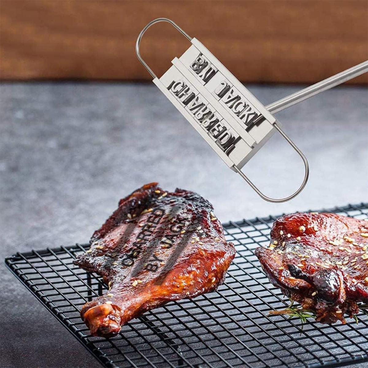 BBQ Tools: Alphabet Fire Branding Barbecue Grill Tool Custom Branding Iron for BBQ Meat